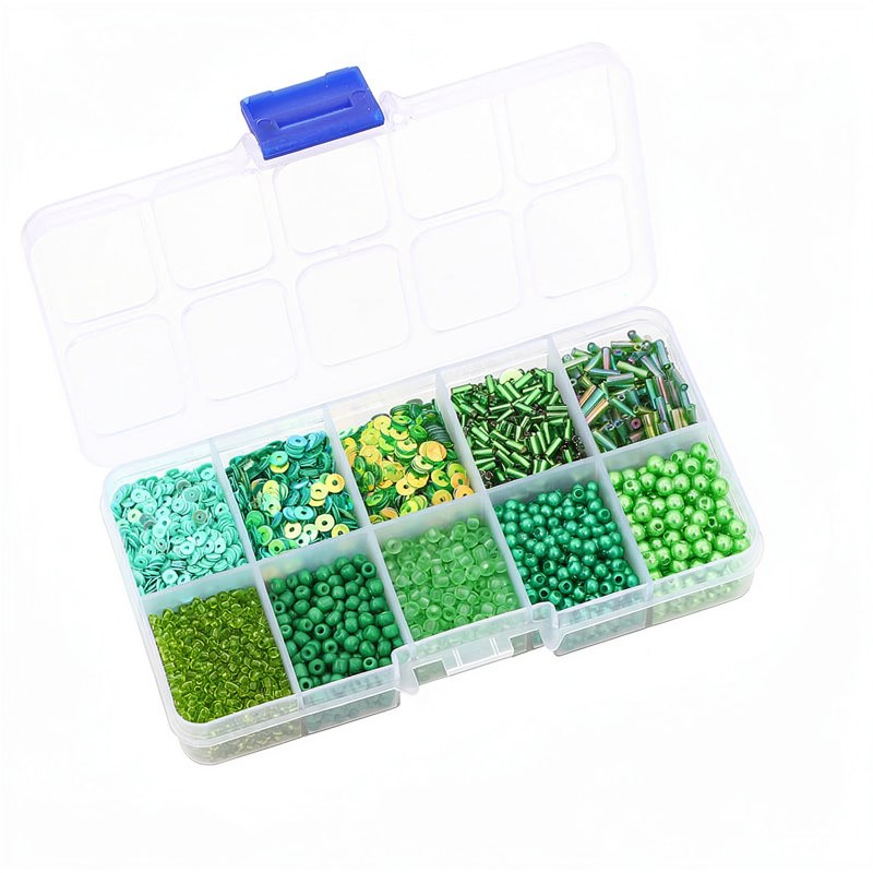 Kit Complet de Création de Bijoux DIY avec Perles en Verre