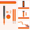 72-farbiger Acrylfarbe-Marker-Set mit Pinselspitzen