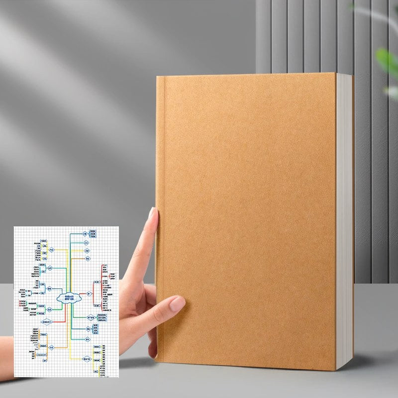 Minimalist Cowhide-Style Notebook