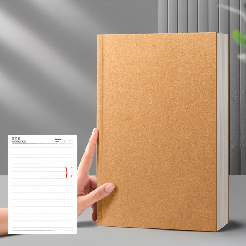 Minimalist Cowhide-Style Notebook