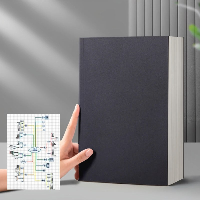 Minimalist Cowhide-Style Notebook