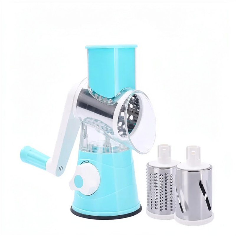 Manual Rotary Vegetable Slicer & Cheese Grater