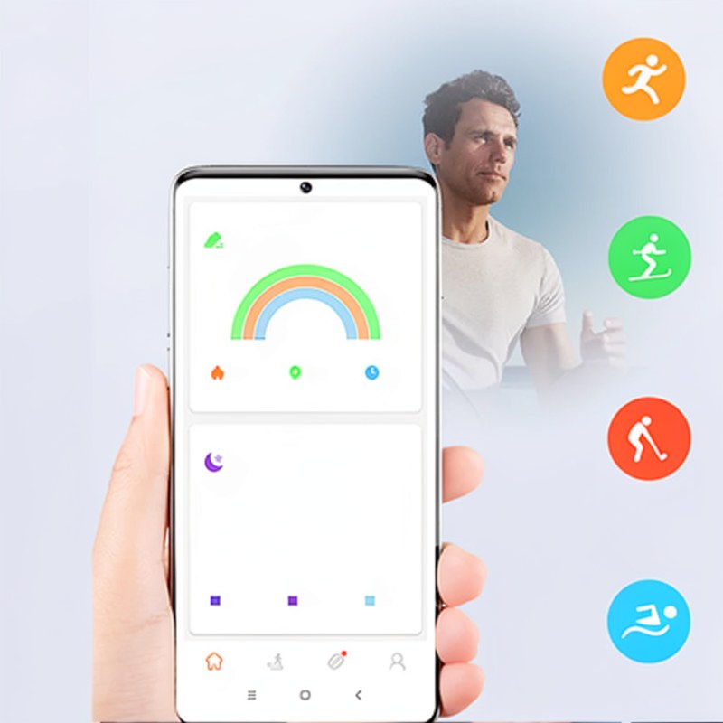 Smart Health Ring with LED Display