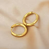 Cubic Zirconia Hoop Earrings