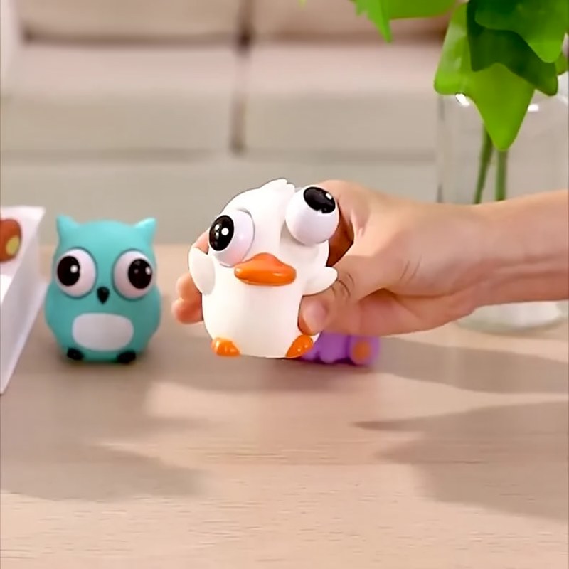 Pop Eye Animal Squishy Squeeze Toy