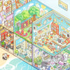 3D Cabin Scene Stickers