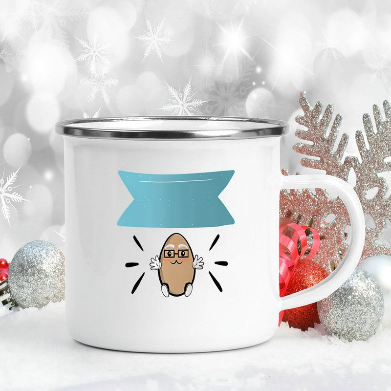 Dad Joke Enamel Coffee Mug