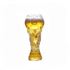 Trophy-Shaped Glass Beer Mug