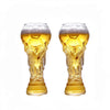 Trophy-Shaped Glass Beer Mug