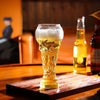 Trophy-Shaped Glass Beer Mug