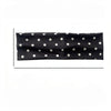 Bandeau large en tissu à pois