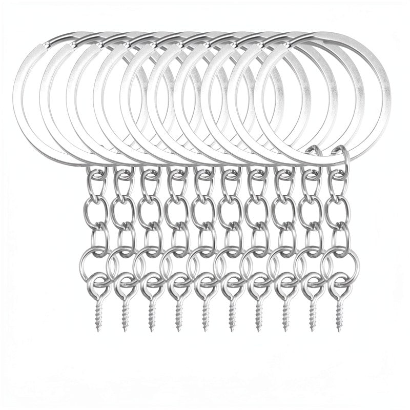 Stainless Steel Keychain Rings
