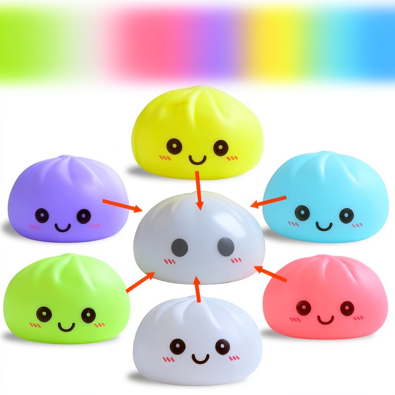 Glowing Dumpling Squishy Toy
