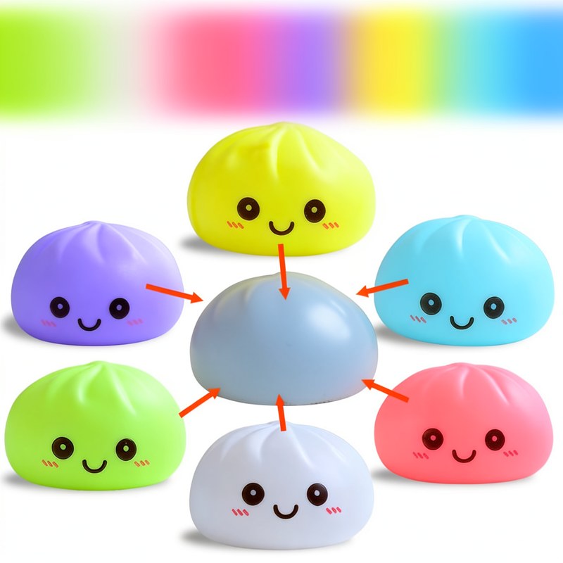 Glowing Dumpling Squishy Toy