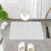 Non-Slip Cotton Bath Mat with Strong Suction