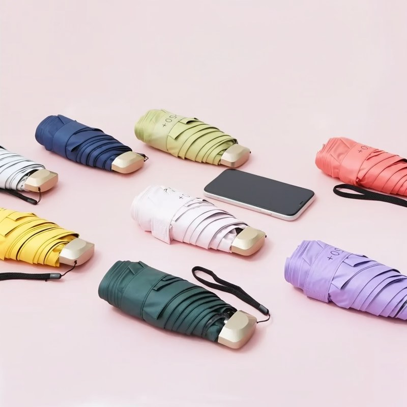 Compact 5-Fold Pocket Umbrella