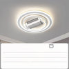 Modern Invisible Bladeless Ceiling Fan Light with Remote Control