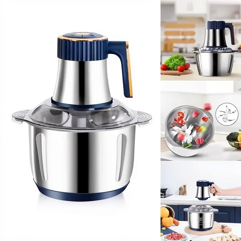 5L Electric Food Processor & Meat Grinder
