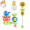 Interactive Suction Cup Bath Toy Set