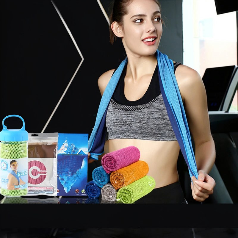 Instant Cooling Microfiber Towel for Sports & Outdoor Activities