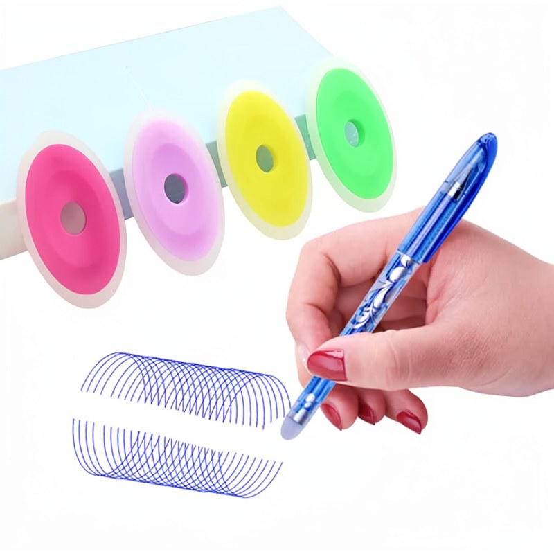 Erasable Gel Pen Set with Refills & Eraser