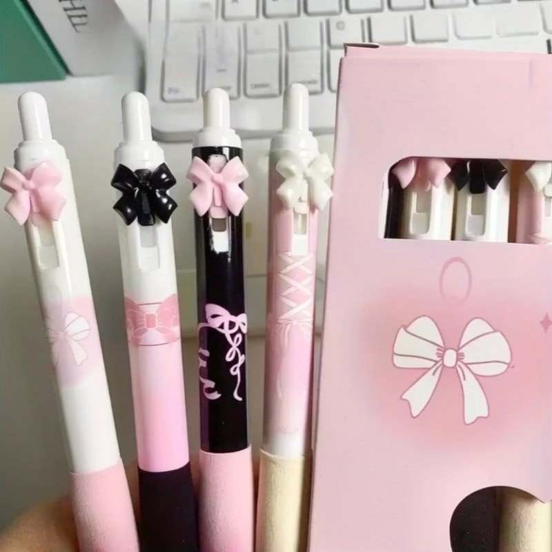 Cute Retractable Cartoon Gel Pens (Set of 4)