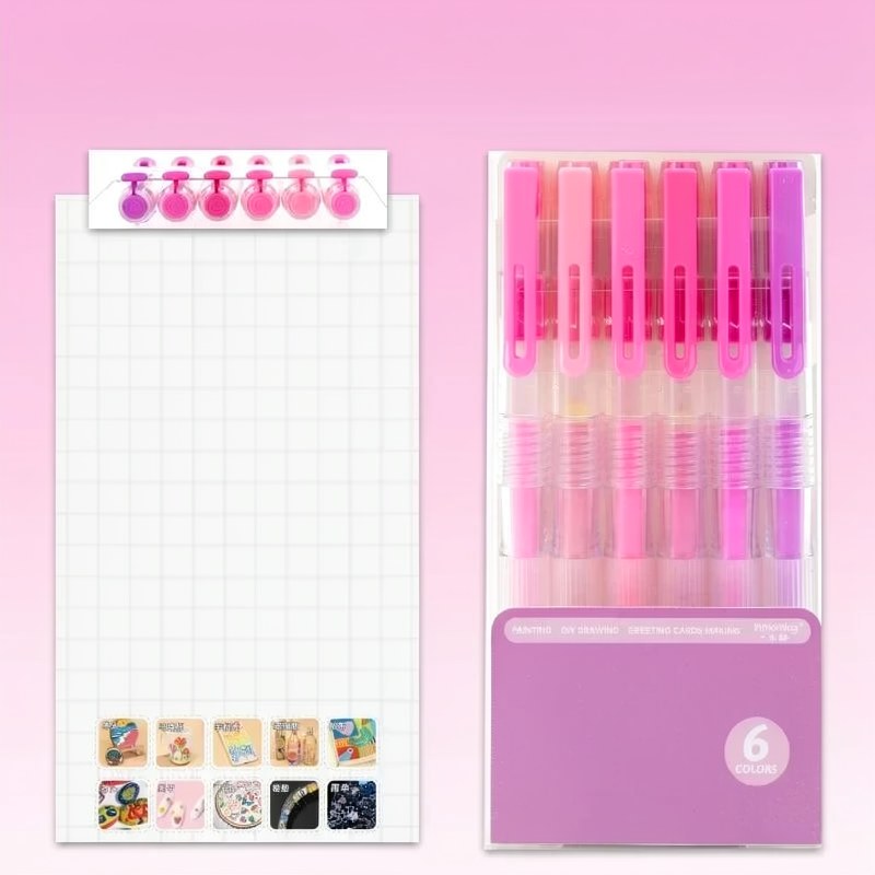 Acrylic Gel Pen Set with Sliding Tray