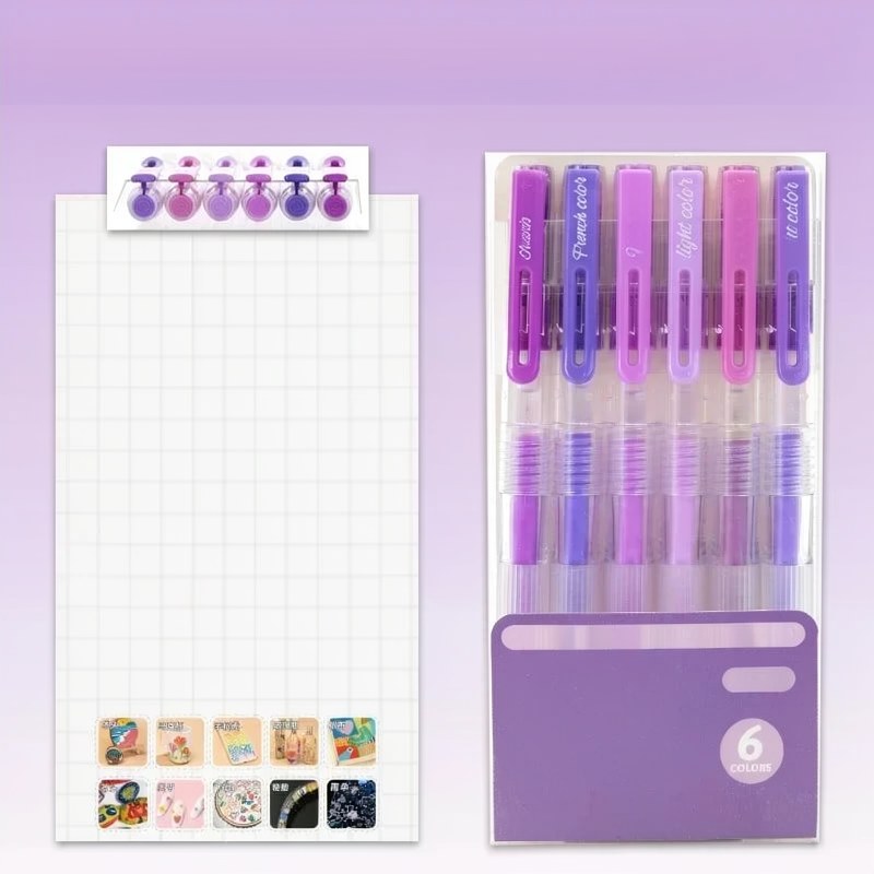 Acrylic Gel Pen Set with Sliding Tray