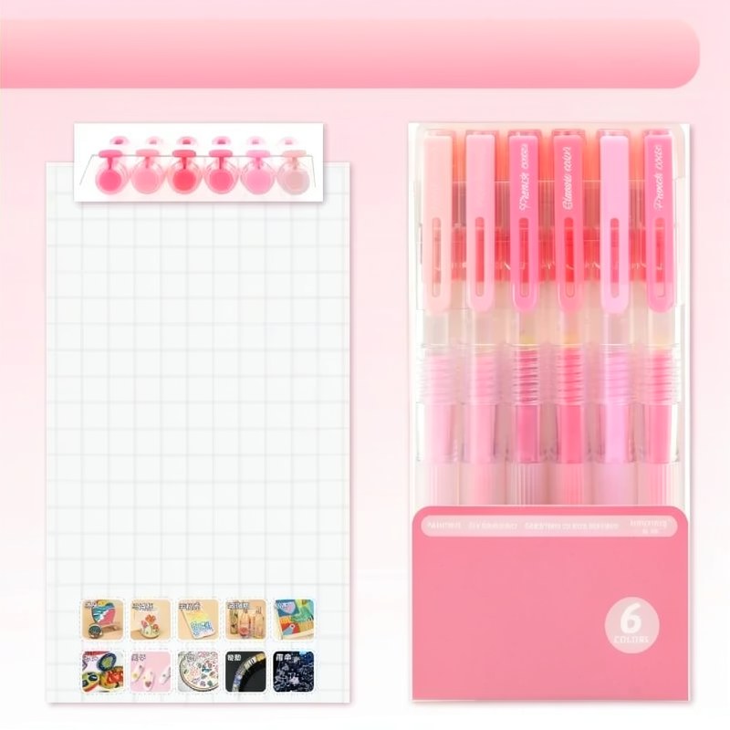 Acrylic Gel Pen Set with Sliding Tray