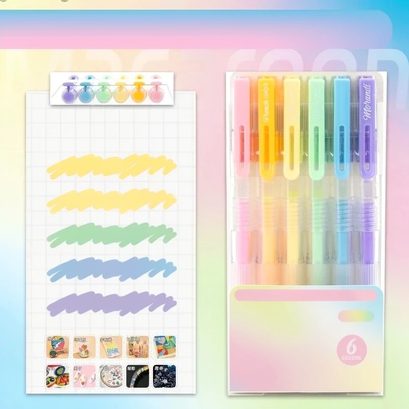 Acrylic Gel Pen Set with Sliding Tray