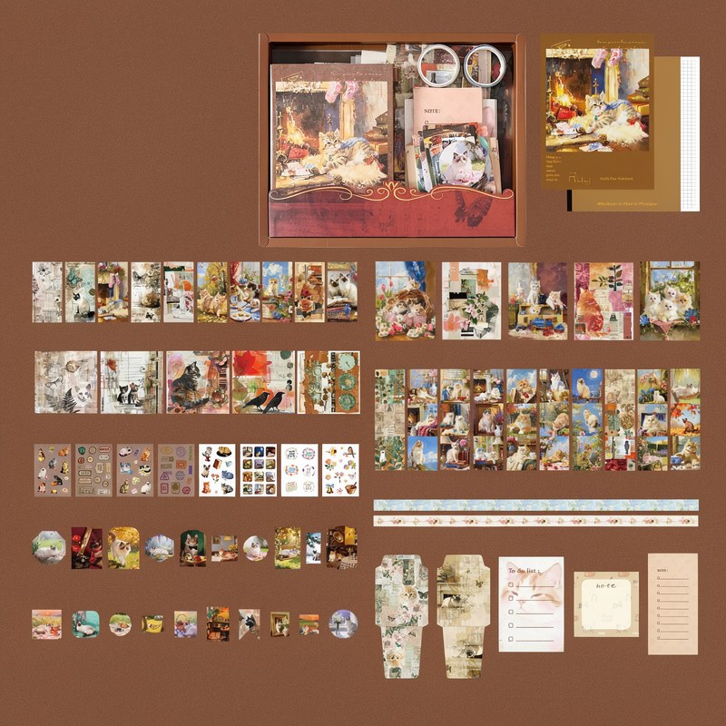 Vintage-Inspired Journaling & Scrapbooking Kit