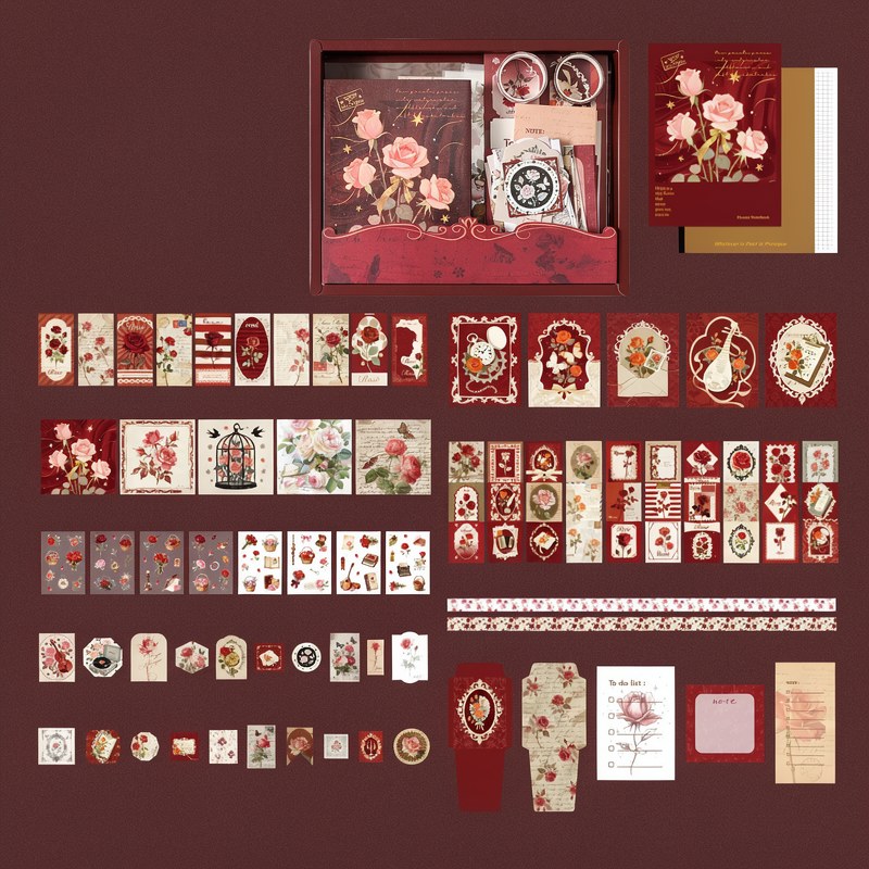 Vintage-Inspired Journaling & Scrapbooking Kit