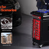 Magnetic Socket Organizer Set with Metric and SAE Trays