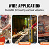 Heavy-duty transport binder chains with clevis hooks shown in various applications including docks, factories, and constructi